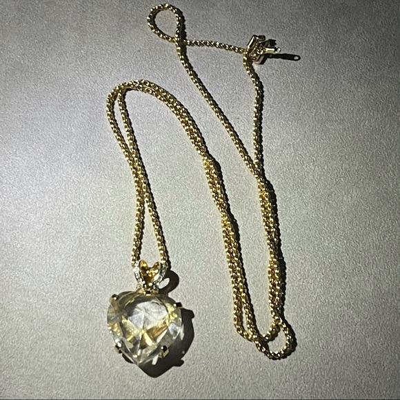 Swarovski Crystal Heart Long Necklace - Picture 5 of 6